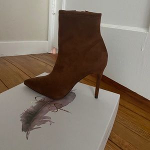 Jessica Simpson vegan suede brown boot
